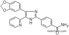 4-(4-(benzo[d][1,3]dioxol-5-yl)-5-(pyridin-2-yl)-1H-imidazol-2-yl)benzamide